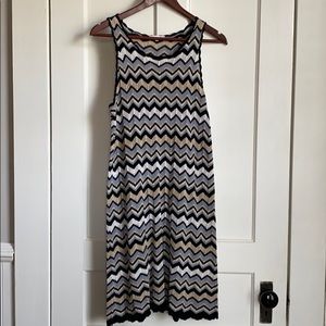 Minnie Rose Chevron Dress and Cardigan